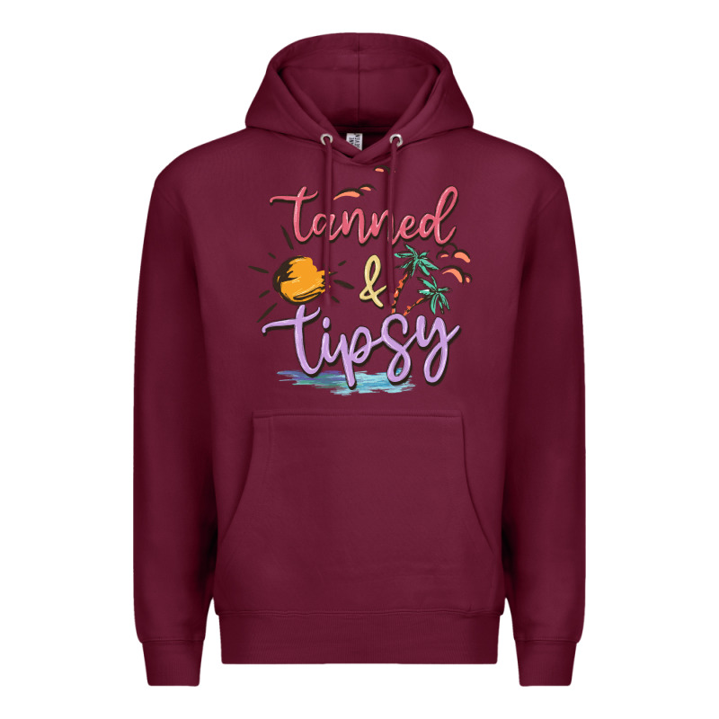 Tanned And Tipsy Premium Hoodie by MaliasSmallBusiness | Teevron