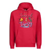 Cardinal tanned and tipsy Premium Hoodie - MaliasSmallBusiness