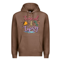 Chestnut tanned and tipsy Premium Hoodie - MaliasSmallBusiness