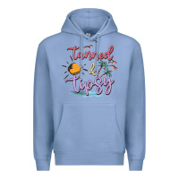 Colony Blue tanned and tipsy Premium Hoodie - MaliasSmallBusiness