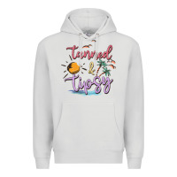 Dove Grey tanned and tipsy Premium Hoodie - MaliasSmallBusiness