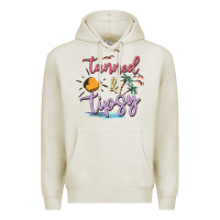 Oatmeal Heather tanned and tipsy Premium Hoodie - MaliasSmallBusiness