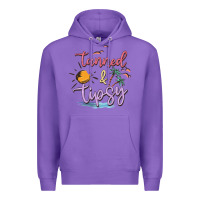 Purple tanned and tipsy Premium Hoodie - MaliasSmallBusiness