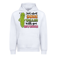 White just about done dillin with you bitches Urban Hoodie - MaliasSmallBusiness