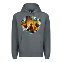 Rock Horsehide Texas Map Cowboys Flag Premium Hoodie - RanaPortraitStore