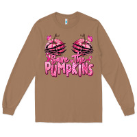Toasted Coconut save the pumpkins breast cancer Long Sleeve Tee - RanaPortraitStore
