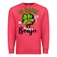 Cardinal so luckin boujee Premium Sweatshirt - Artiststas
