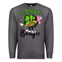 Charcoal Heather so luckin boujee Premium Sweatshirt - Artiststas