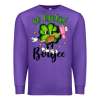 Purple so luckin boujee Premium Sweatshirt - Artiststas