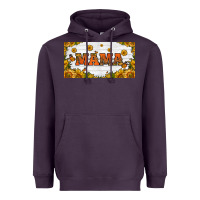 Plum sunflowers and butterflies mama license plate Heavyweight Hoodie - HRA Design Shop