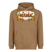 Sunflowers And Butterflies Mama License Plate Heavyweight Hoodie | Teevron