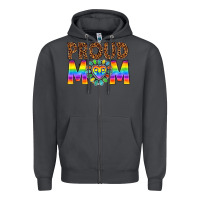 Smoke proud mom lgbtq Zipper Hoodie - texasbilliewilder
