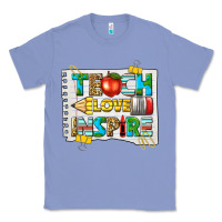 Colony Blue teach love inspire Classic Tee - texasbilliewilder