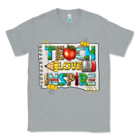 Heather Grey teach love inspire Classic Tee - texasbilliewilder