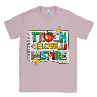 Lilac teach love inspire Classic Tee - texasbilliewilder
