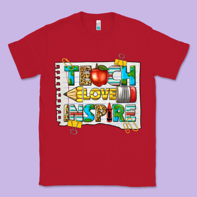 Teach Love Inspire Classic Tee Designed By Texasbilliewilder