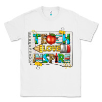 White teach love inspire Classic Tee - texasbilliewilder