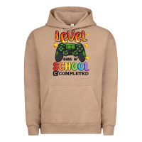Pigment Burro level 100 days of school completed Urban Hoodie - MaliasSmallBusiness