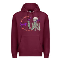 Burgundy not enough sage for this sht Premium Hoodie - MaliasSmallBusiness