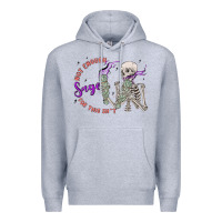 Heather Grey not enough sage for this sht Premium Hoodie - MaliasSmallBusiness