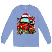 Colony Blue christmas bus driver Long Sleeve Tee - Zillion Design Studio