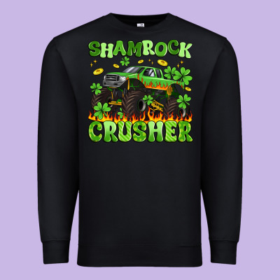 Shamrock Crusher Premium Sweatshirt Designed By Artiststas