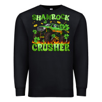 Black shamrock crusher Premium Sweatshirt - Artiststas