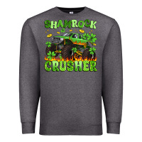Charcoal Heather shamrock crusher Premium Sweatshirt - Artiststas