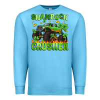 Ocean Blue shamrock crusher Premium Sweatshirt - Artiststas
