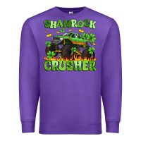 Purple shamrock crusher Premium Sweatshirt - Artiststas