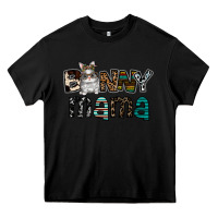 Black Bunny mama Heavy Core Tee - CowhideDigitalArt