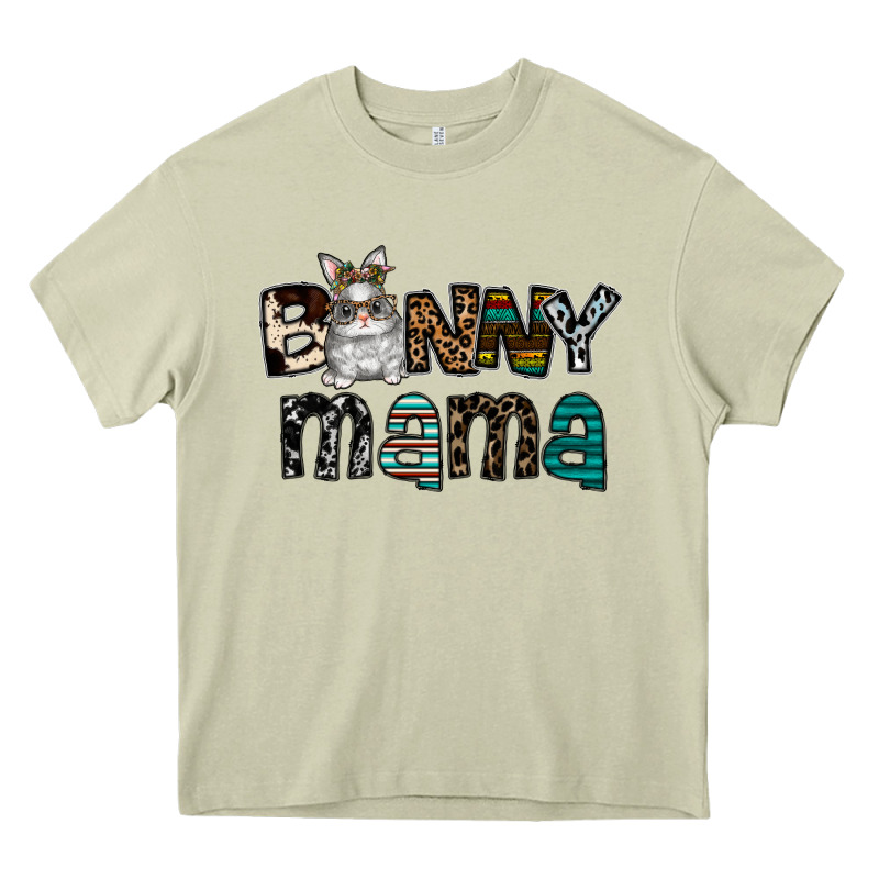 Bunny Mama Heavy Core Tee by CowhideDigitalArt | Teevron