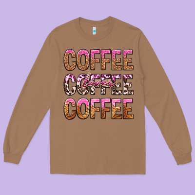 Long Sleeve Tee coffee coffee coffee lover