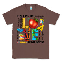 Chestnut teach love inspire teacher Classic Tee - texasbilliewilder