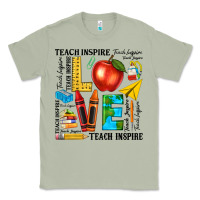 Matcha teach love inspire teacher Classic Tee - texasbilliewilder