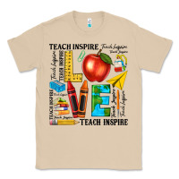 Mushroom teach love inspire teacher Classic Tee - texasbilliewilder