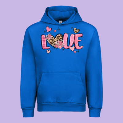 Love Valentines Day Urban Hoodie Designed By Maliassmallbusiness
