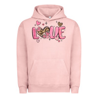 Pigment Salmon love valentines day Urban Hoodie - MaliasSmallBusiness