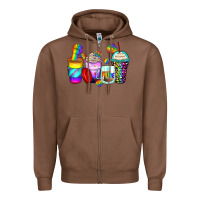 Chestnut pride coffee cups Zipper Hoodie - Zillion Design Studio
