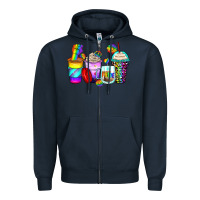 Navy pride coffee cups Zipper Hoodie - Zillion Design Studio