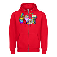 Red pride coffee cups Zipper Hoodie - Zillion Design Studio