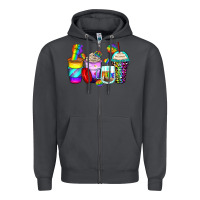 Smoke pride coffee cups Zipper Hoodie - Zillion Design Studio