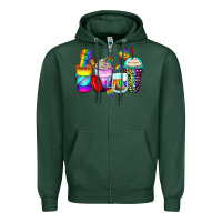 Sports Green pride coffee cups Zipper Hoodie - Zillion Design Studio