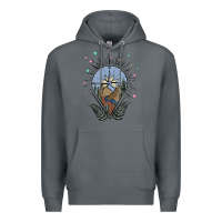 Rock compass with mountain Premium Hoodie - MaliasSmallBusiness