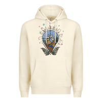 Sandshell compass with mountain Premium Hoodie - MaliasSmallBusiness