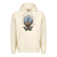 Tofu compass with mountain Premium Hoodie - MaliasSmallBusiness