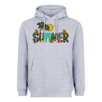 Heather Grey summer Heavyweight Hoodie - CowhideDigitalArt