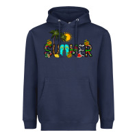 Navy summer Heavyweight Hoodie - CowhideDigitalArt