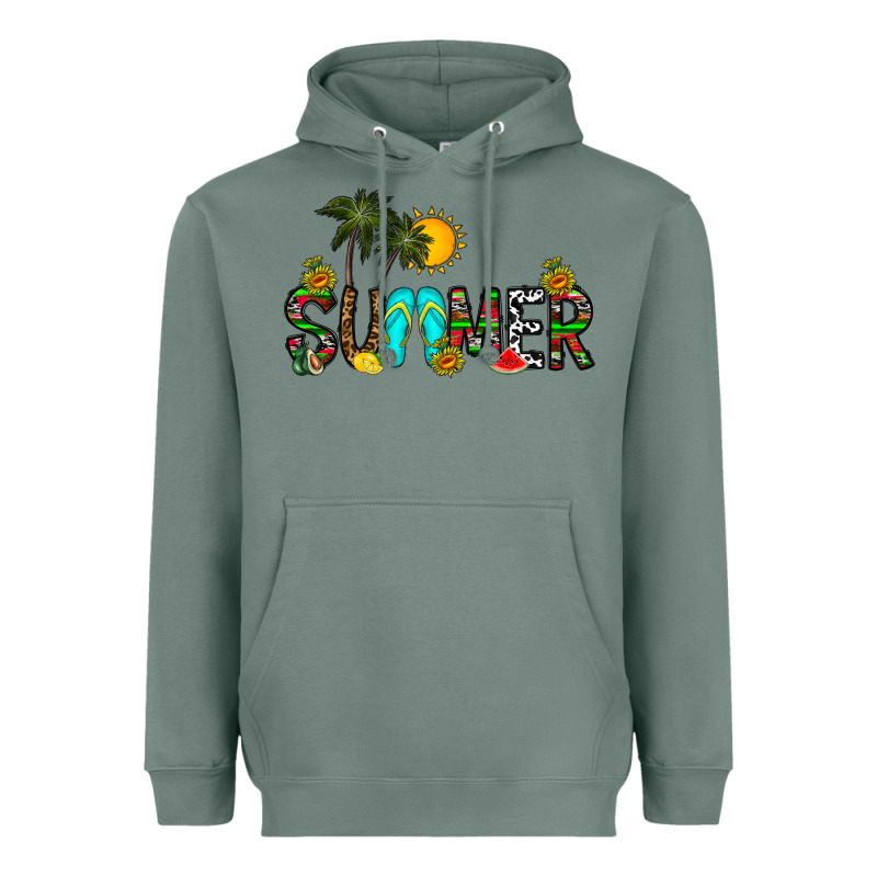 Summer Heavyweight Hoodie by CowhideDigitalArt | Teevron