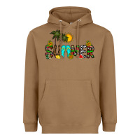 Toasted Coconut summer Heavyweight Hoodie - CowhideDigitalArt